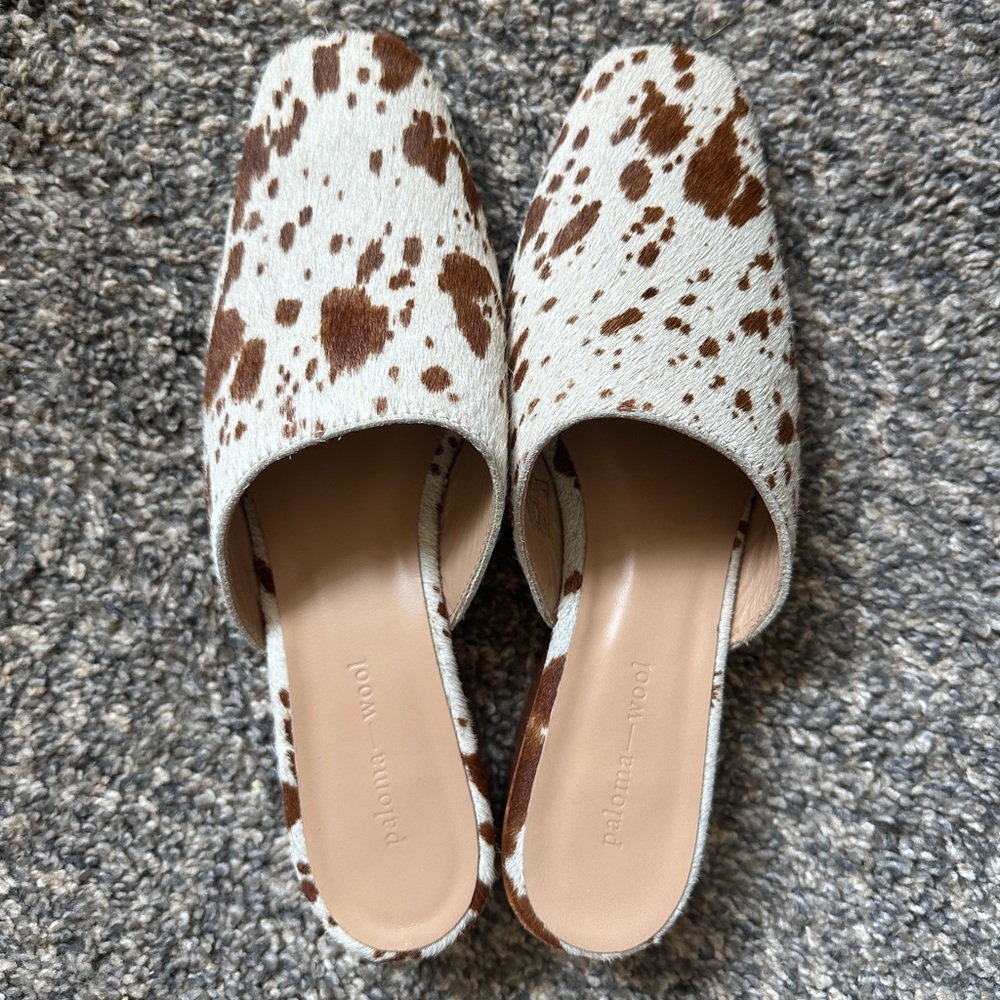 Paloma Wool Cowhide Mules
